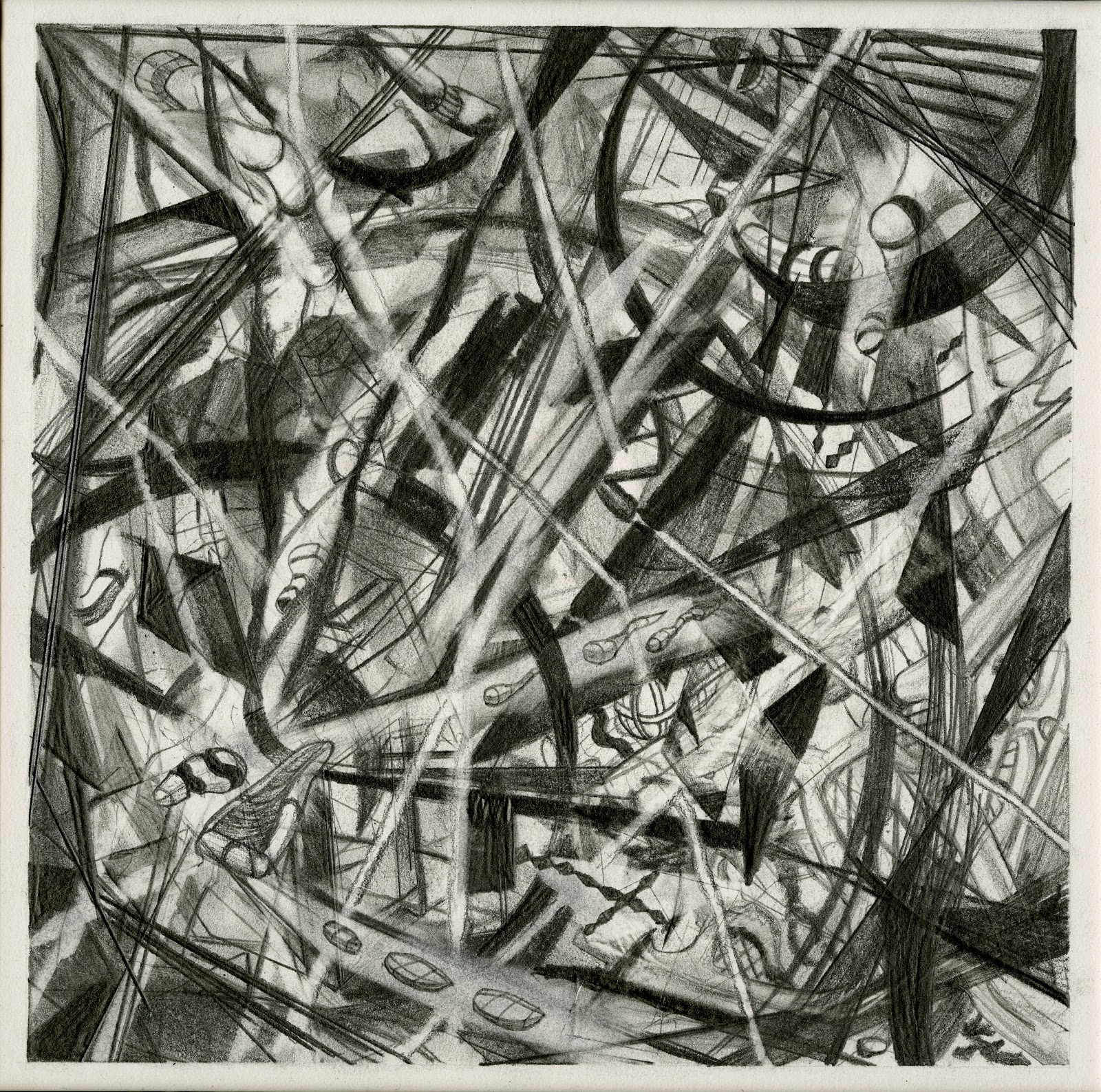 The Art & Design of Gabriel Perez Abstract Value Drawing (Focused