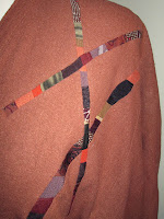 Brown silk detail