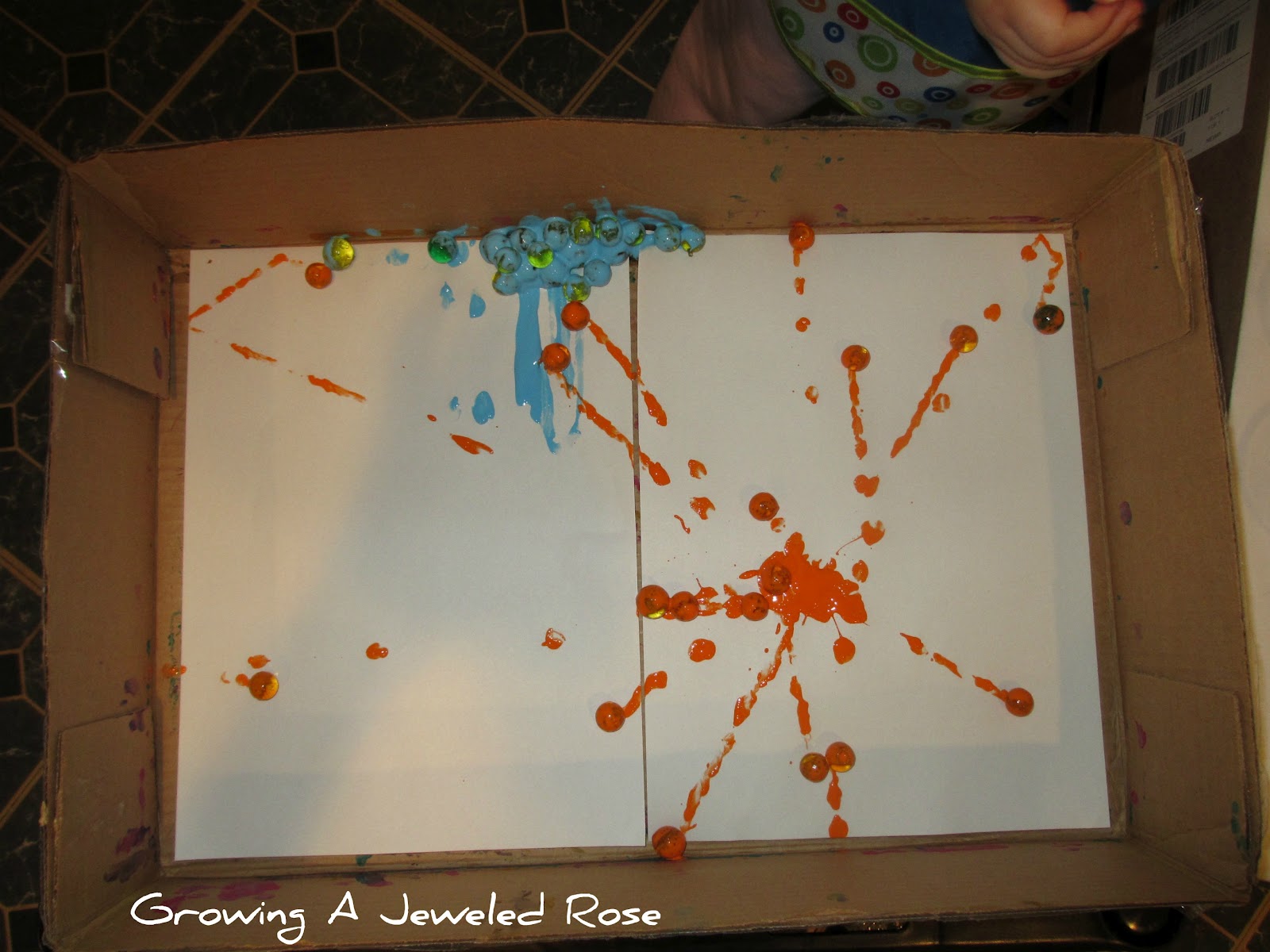 Water Bead Painting Growing A Jeweled Rose