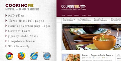 Cookingme - Resaurant , food and cook HTML