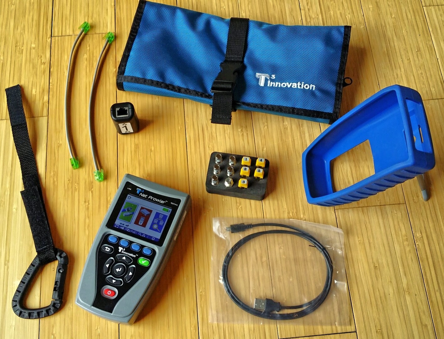 Advanced cable tester and network diagnostic tool T3 Innovation Net