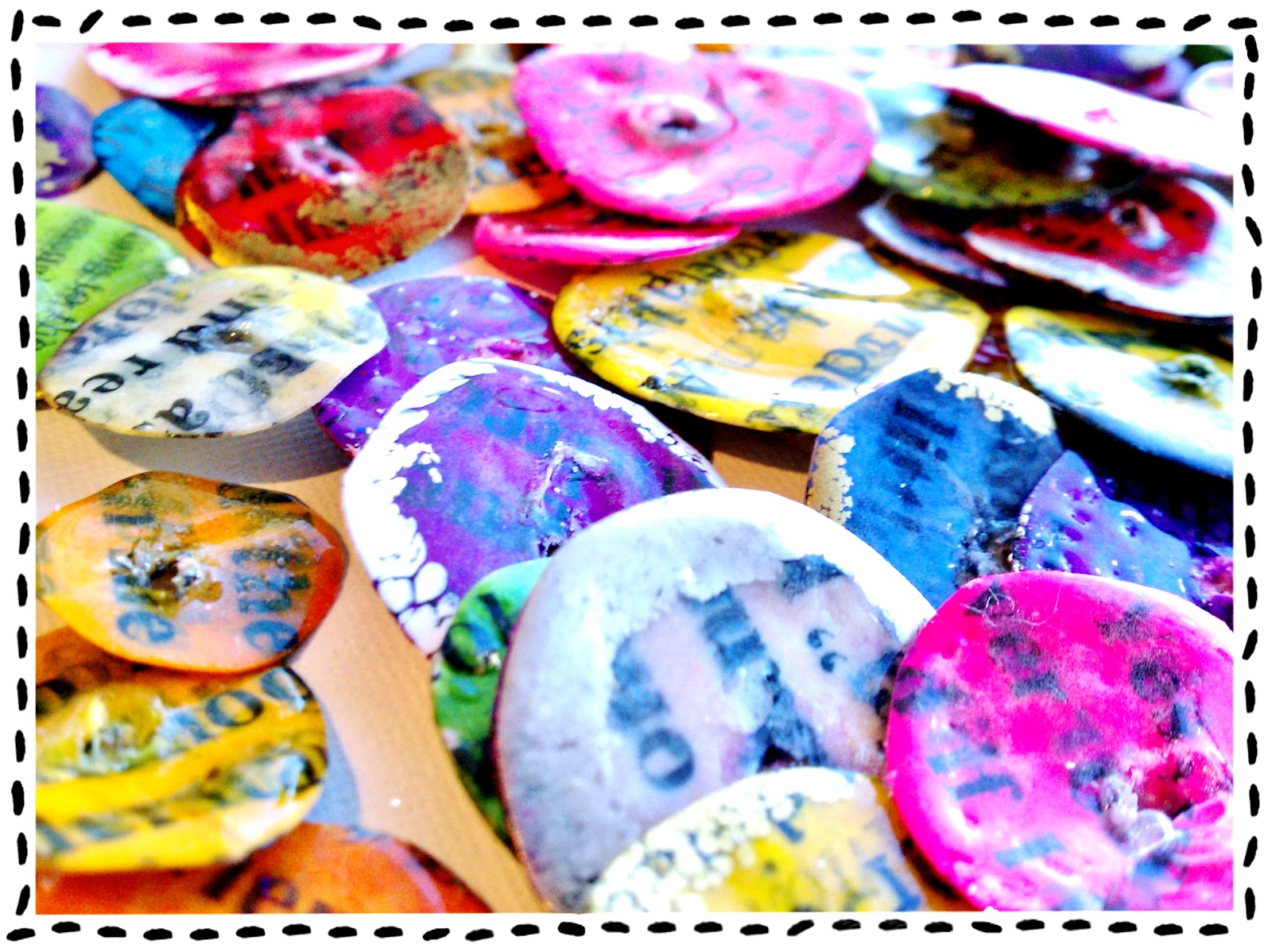 Kelli Nina Perkins Paper Button Tutorial