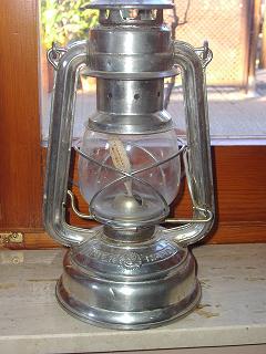 La vieja lampara de kerosene