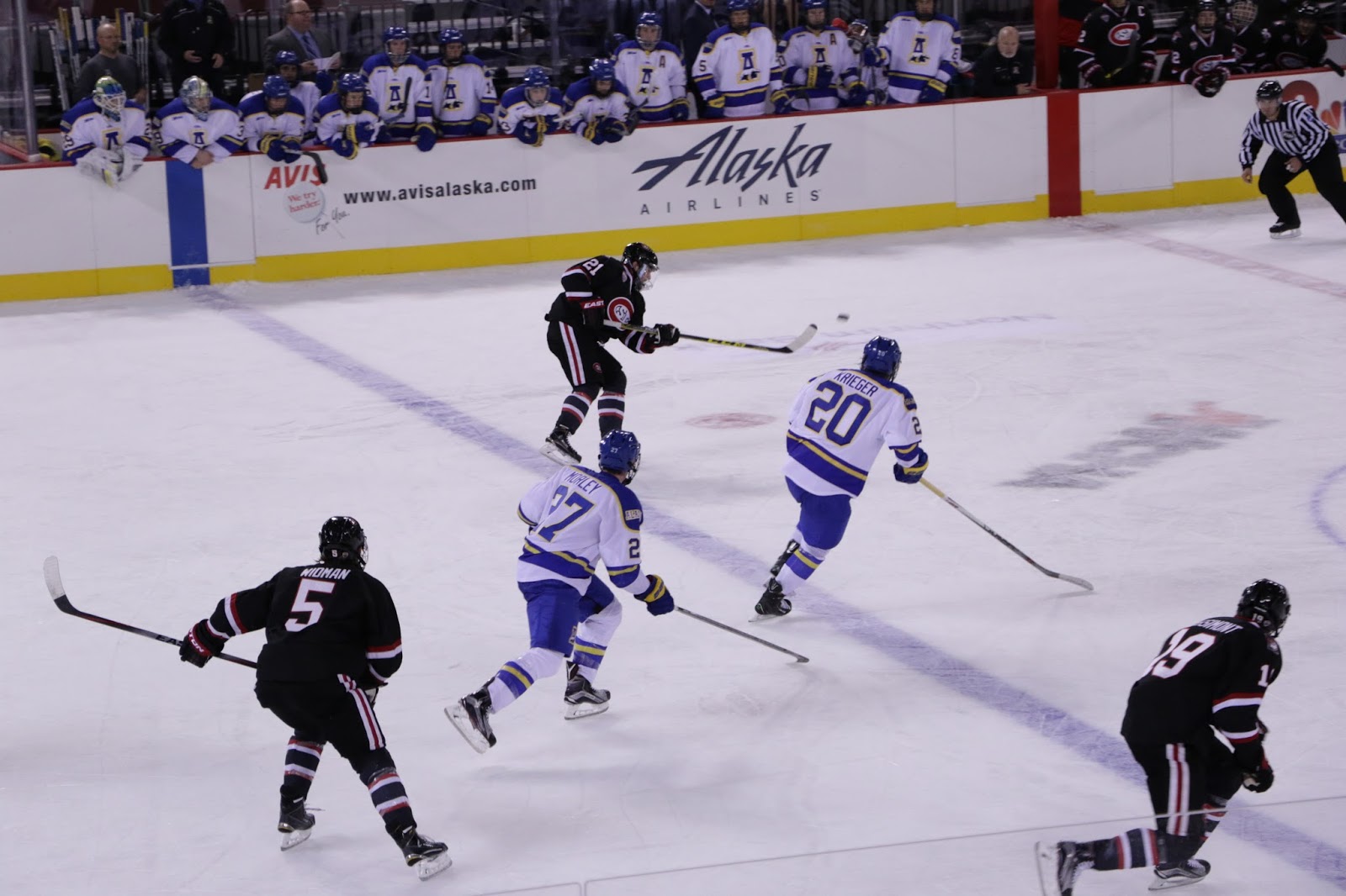 Nanooks Hockey Completes Sweep of ASU with 5-2 Win in the Carlson Center -  University of Alaska Fairbanks Athletics