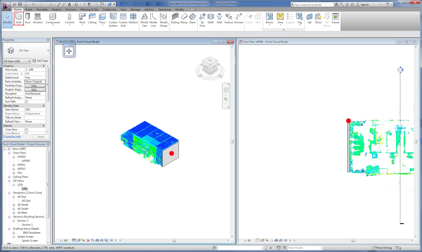 BIM & ICT Services Point Cloud Processing for Revit Use