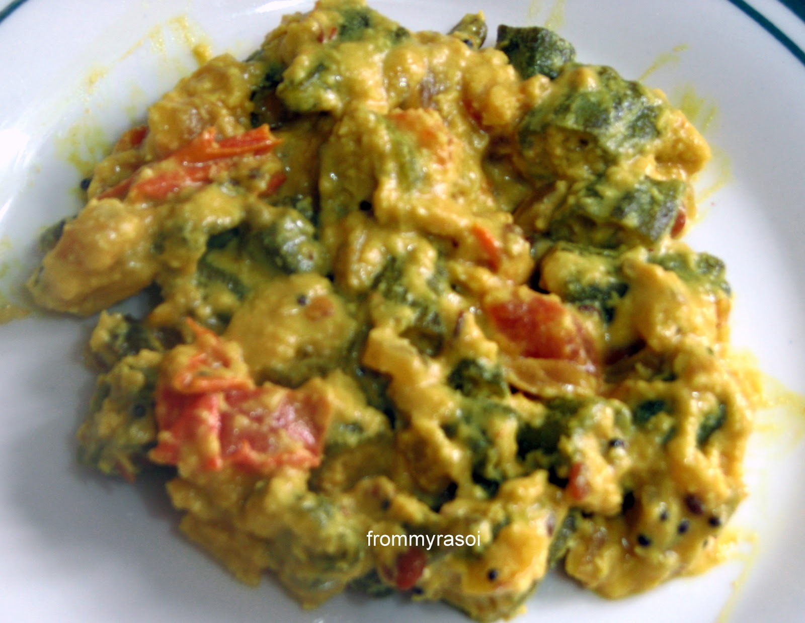 Simply Delicious Dahi Bhindi(kerala Style)