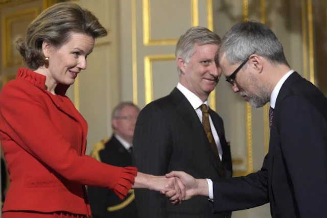 King Philippe of Belgium and Queen Mathilde of Belgium hosted the second New Year’s reception