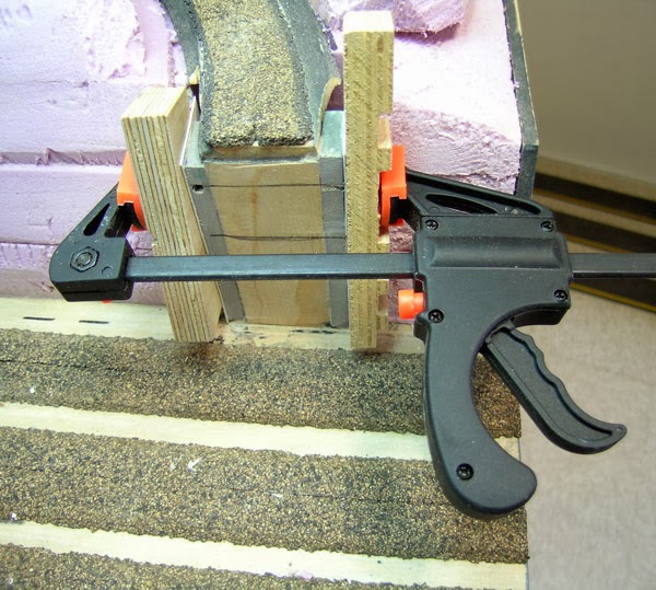 Tokyo in N Scale Abutments for the girder bridge