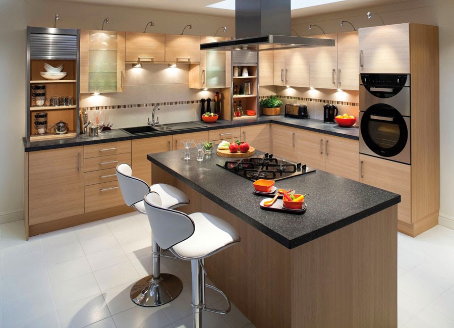 Ideas de islas para cocinas modernas para cocinas de gran diseño ...