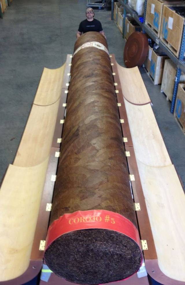 Juan Panesso has had a lot of strange requests over the years he's managed his online cigar store-- but a 20-foot long stogie with a $200,000 price tag was easily the strangest.