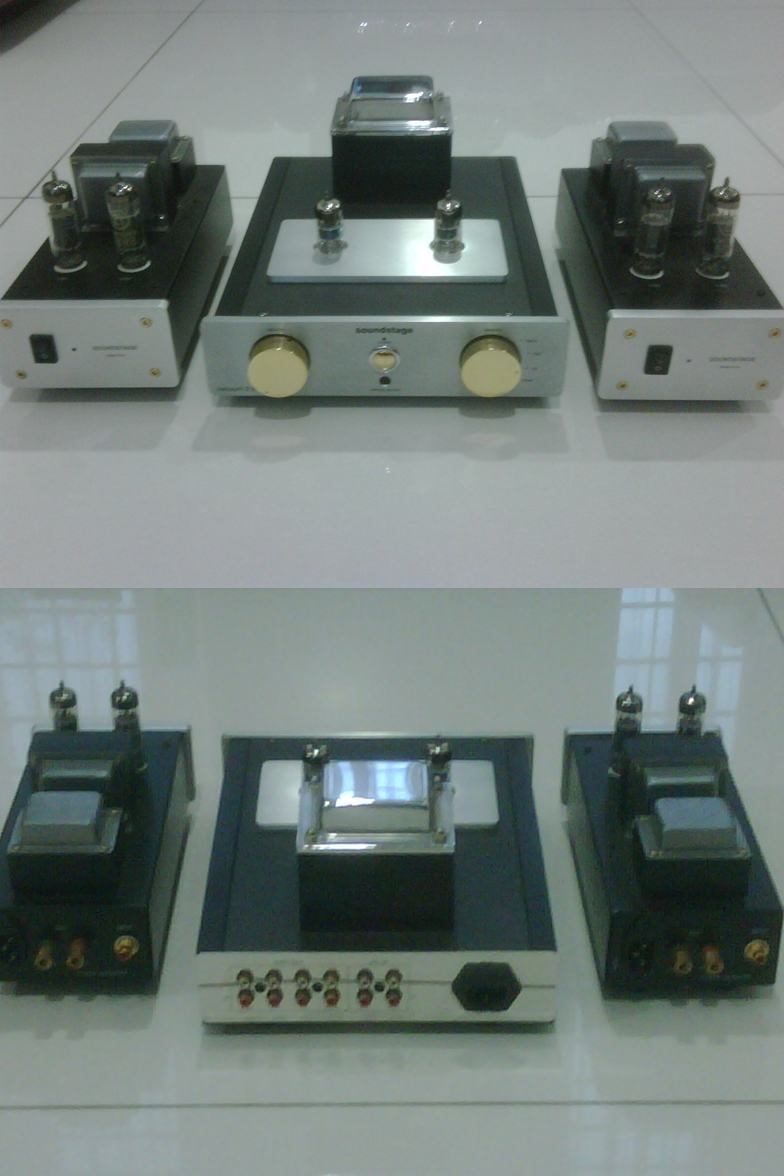 Tube Audio Hifi SOUND STAGE Pre Amp Power Mono Block