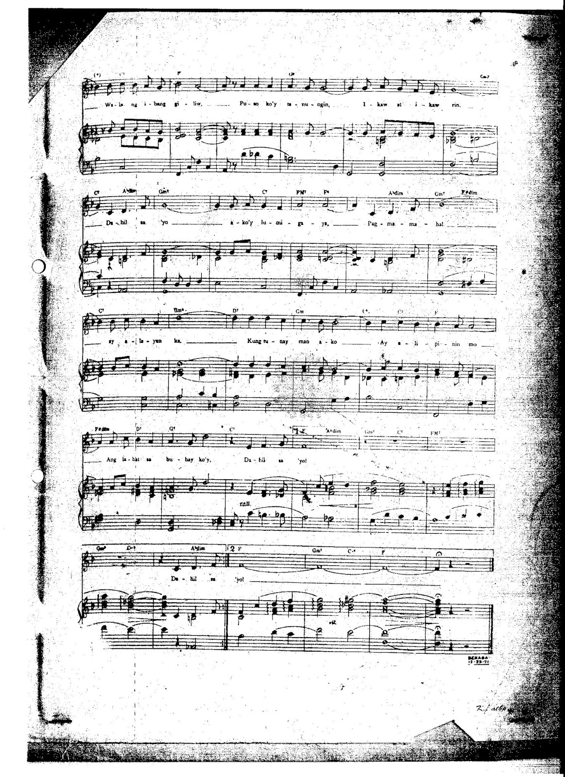 Dahil Sayo Piano - jrheyesyes