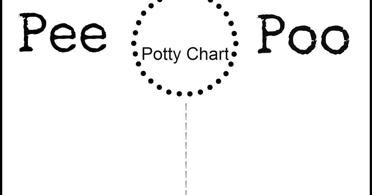 Crafting and Creativity Potty Training Chart Free Printable