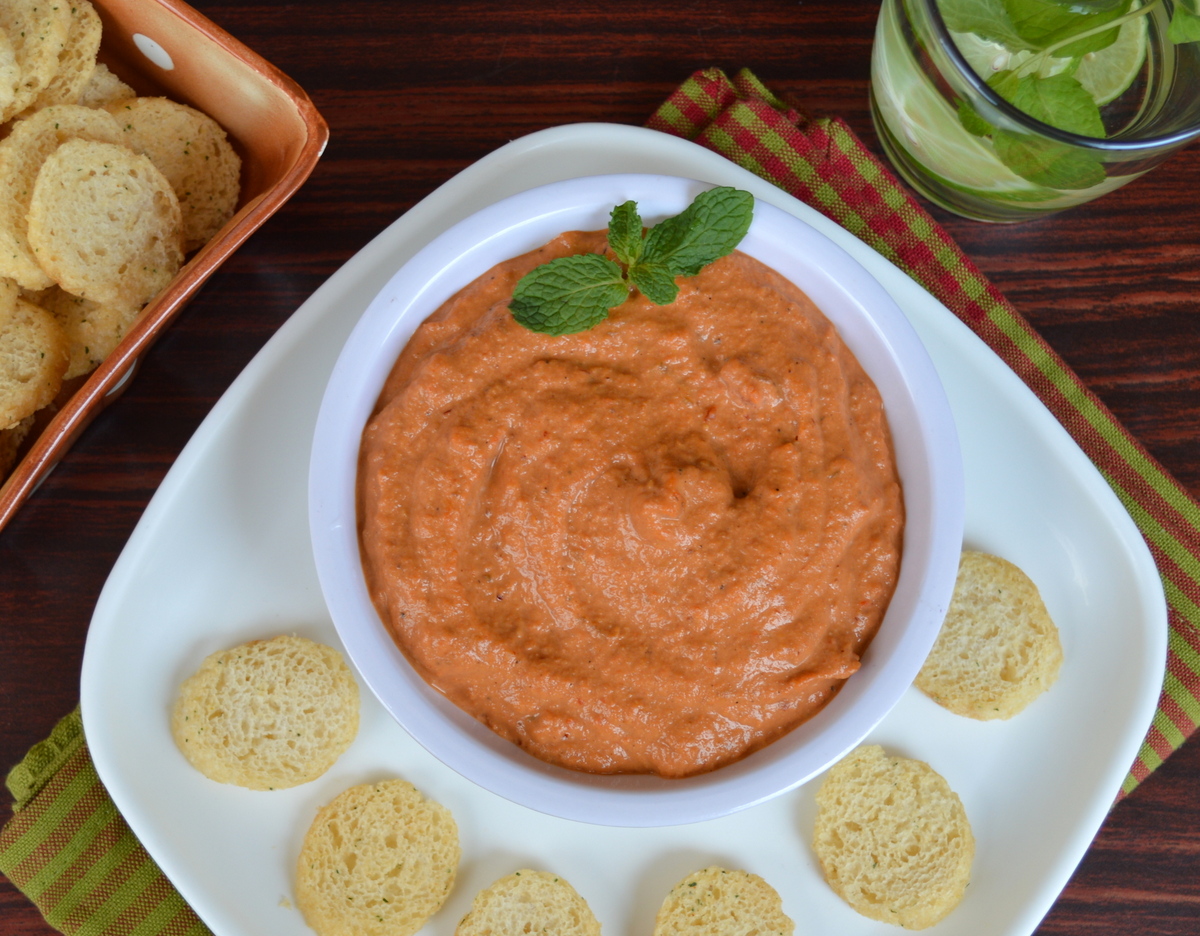 Palakkad Chamayal Roasted Red Bell Pepper Dip