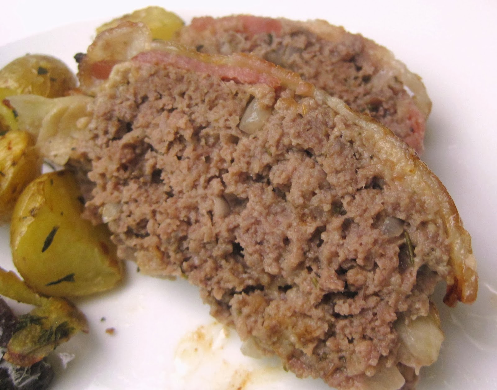 Boys and Beets Farm Fresh Recipes Charlotte, NC Grassfed Beef Meatloaf Wrapped in Bacon