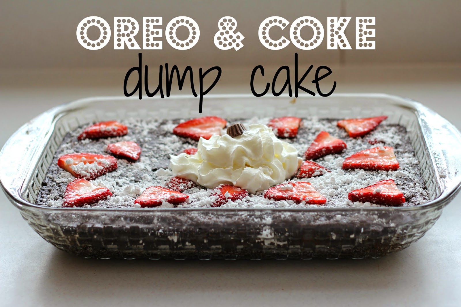 Potluck Recipes - Oreo & coke dump cake