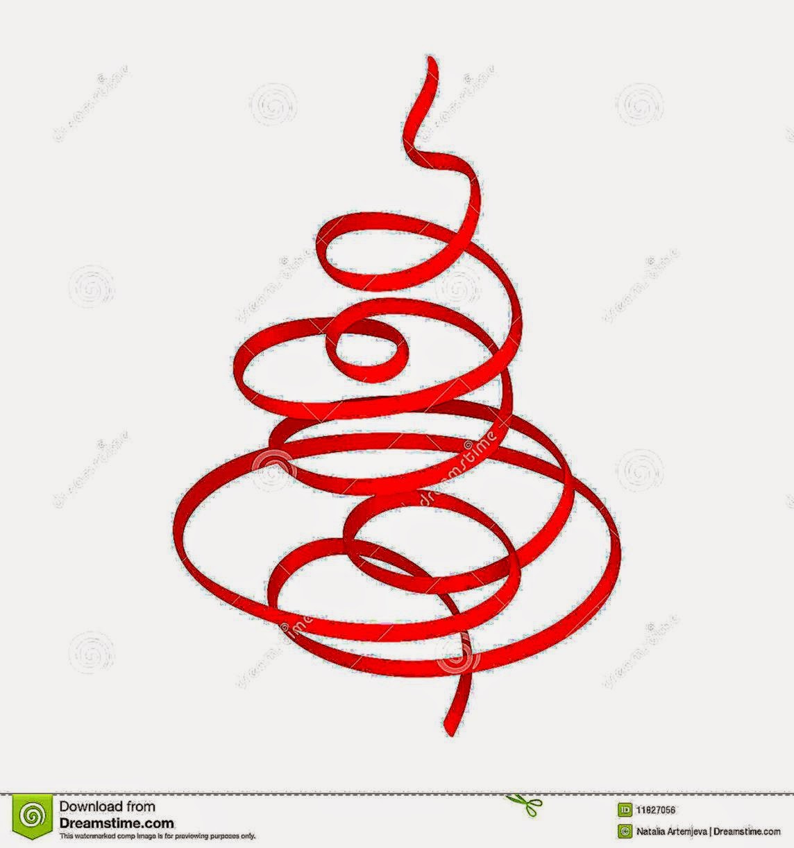 Christmas Tree red Ribbon Royalty Free Stock Image Image 11827056 Christmas Tree red Ribbon Royalty Free Stock Image Image 11827056