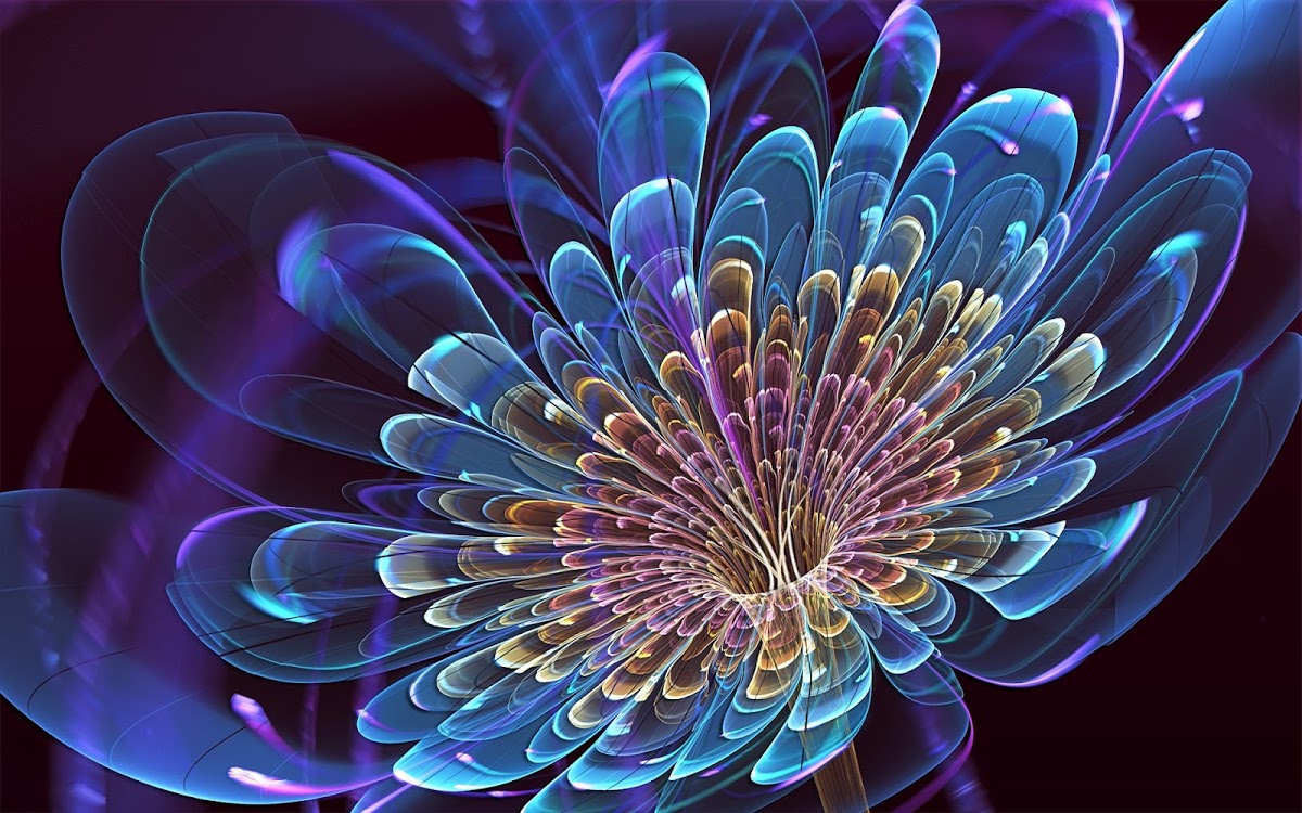 3D Wallpapers: 3D Art Flowers Wallpapers