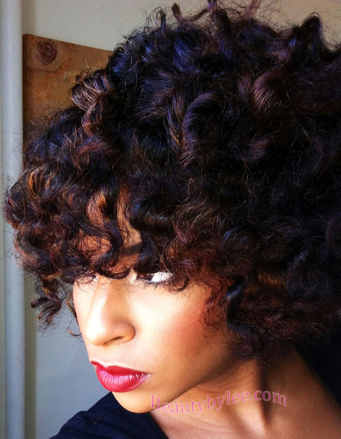 Heat Stretched Bantu Knot Out Natural Hair Styles Curlynikki