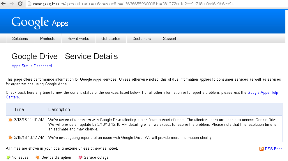 Ash Google Drive outage made my presentation go the wrong way