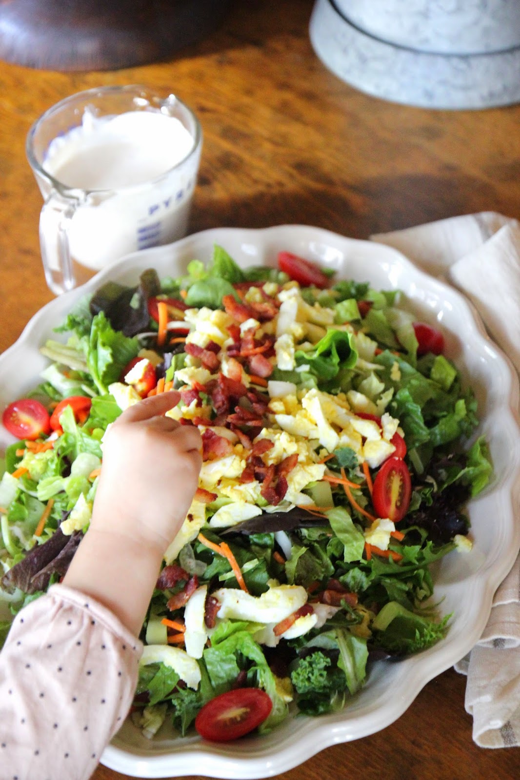 Jenny Steffens Hobick Baked Potato Soup & Salad with Easy Buttermilk