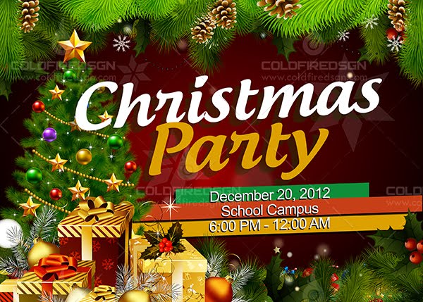 christmas party banner