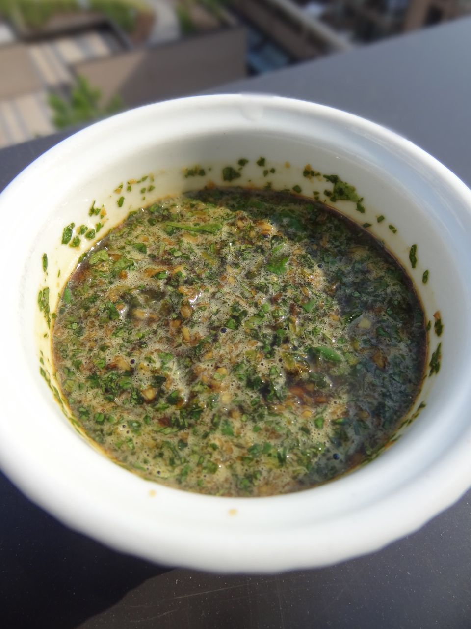 Scrumpdillyicious Asian Marinated Swordfish & Jalapeño Corn Pudding