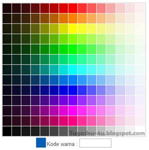 Kode warna HTML