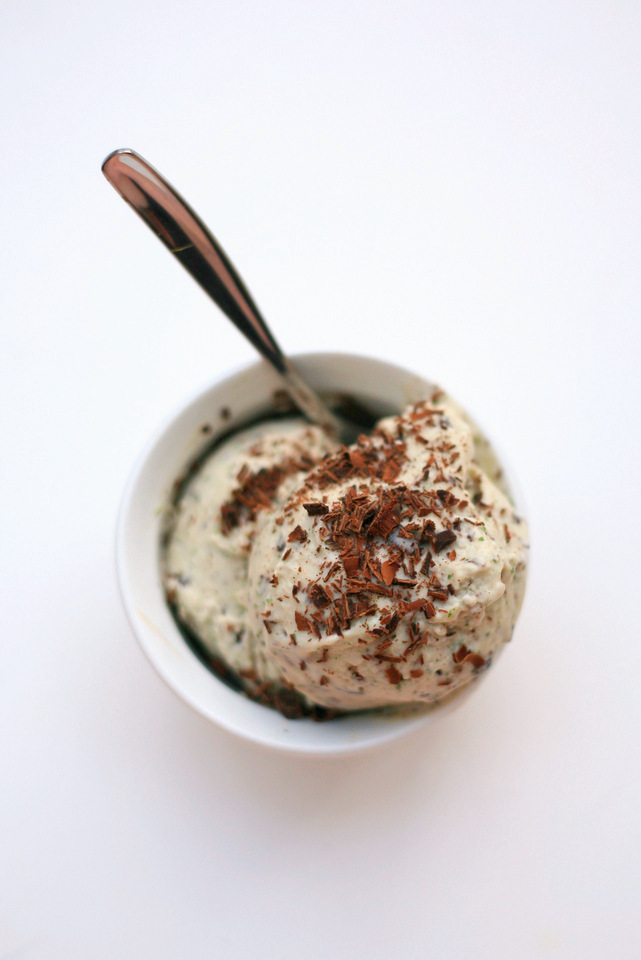 Honey basil chocolate chip coconut milk ice cream recipe! / Create / Enjoy