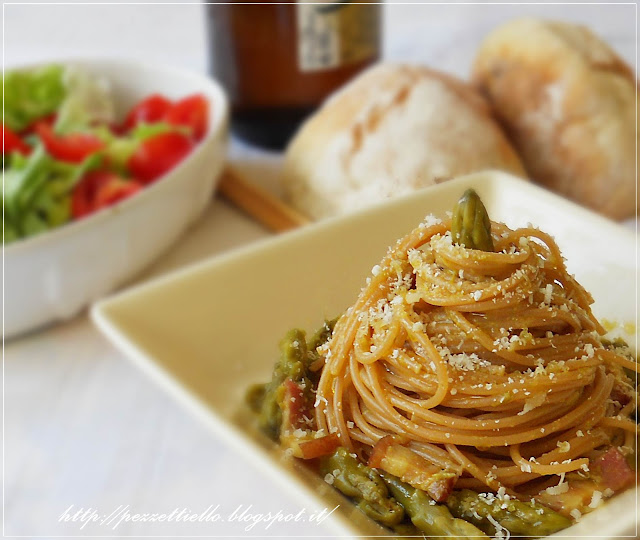 Carbonara di asparagi