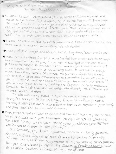 Conclusion about snakes picture