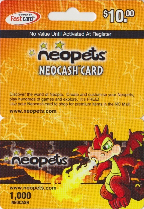 Collectomania Game Cards Neopets & Pet Pet Park
