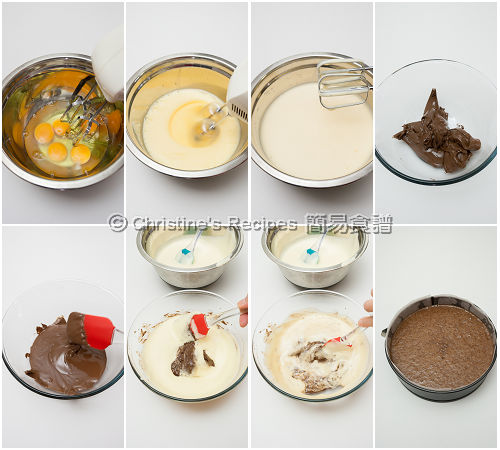 無麵粉 Nutella 蛋糕製作圖 How To Make Flourless Nutella Cake02
