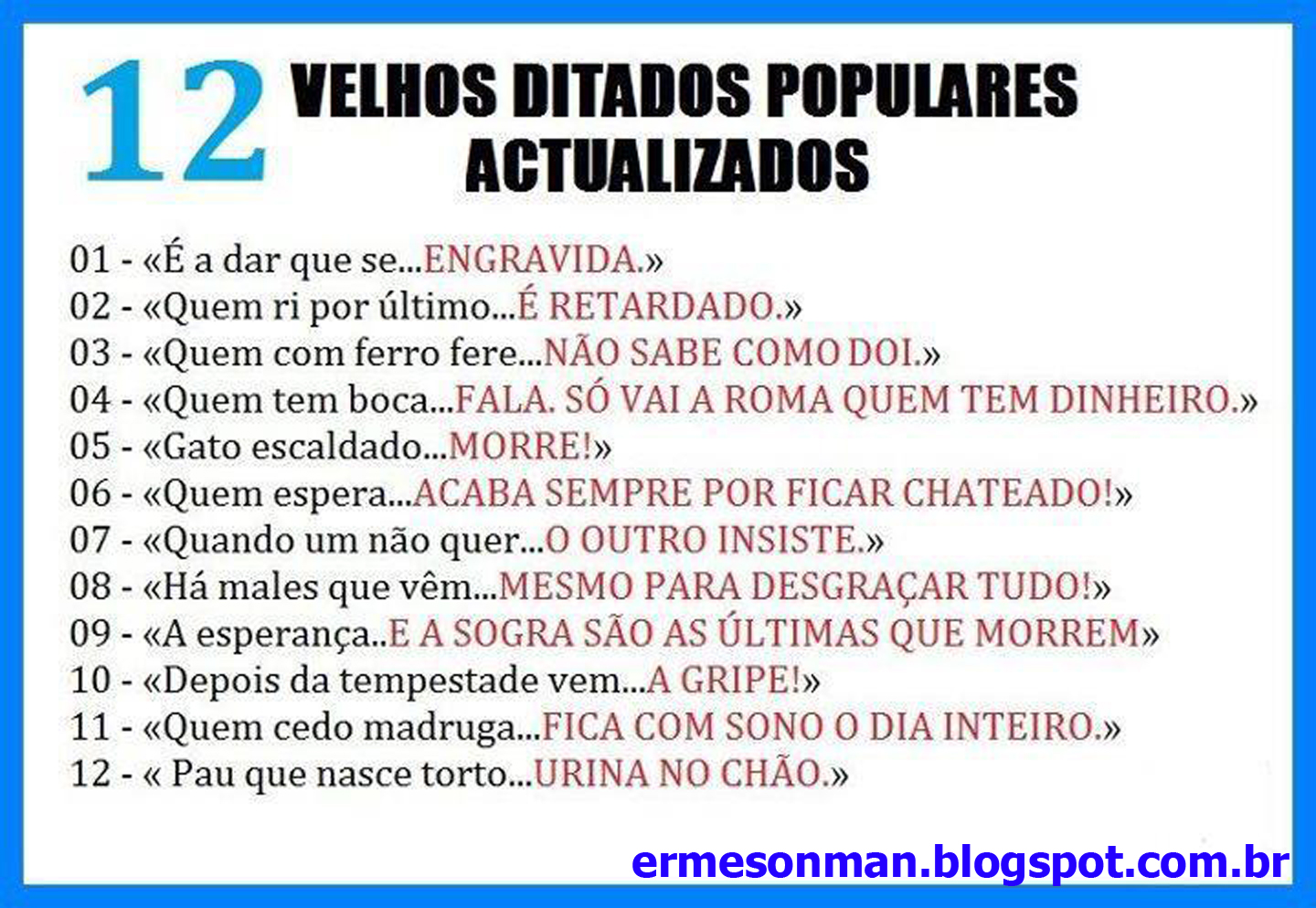Ditos Populares Que Falamos Errado - NAZAEDU