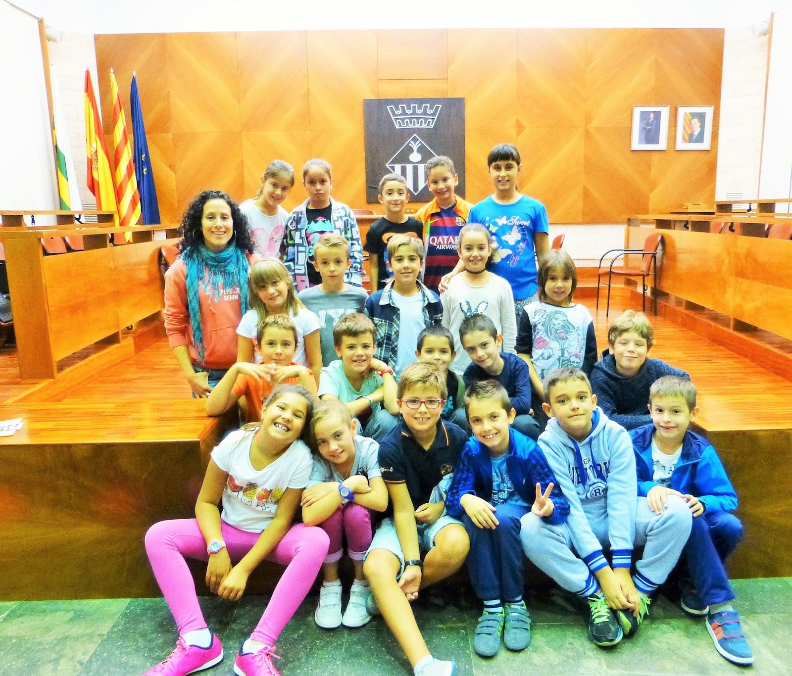 Visita a l'Ajuntament 201516 Escola Can Rull