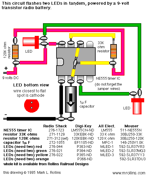 elektronika+kreasi: Kreasi elektronika - Led berkedip ... led ke light wiring diagram 