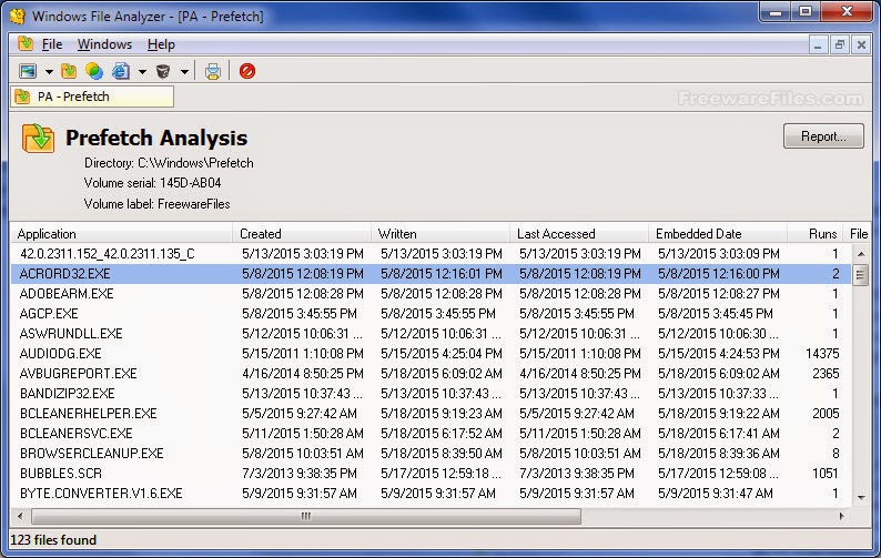 Windows File Analyzer 2.6.2.0 Free Download dCLICKme