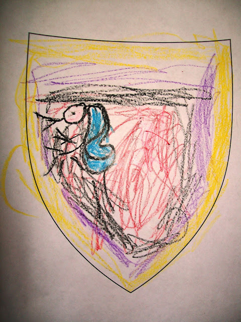 A Knight's Shield Drawing Activity