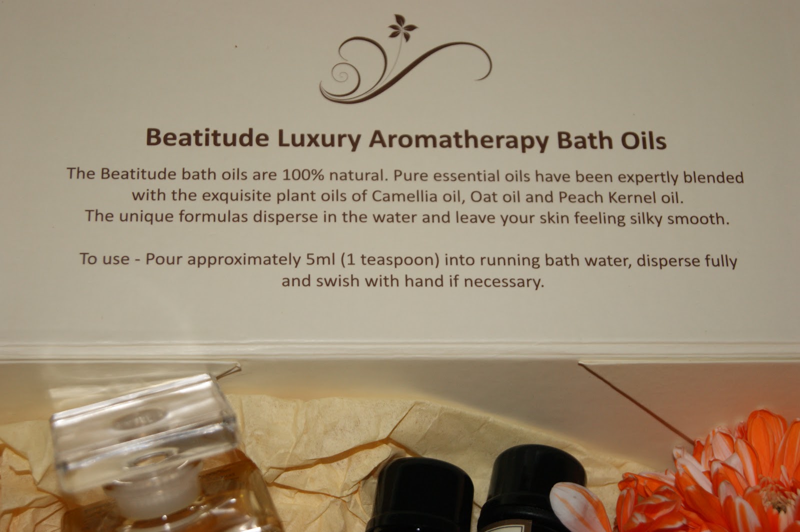 Beatitude Luxury Aromatherapy Bath Oils The Sunday Girl