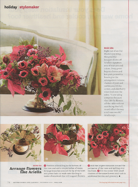 Red Door Home: Better Homes and Gardens Holiday Floral Shoot