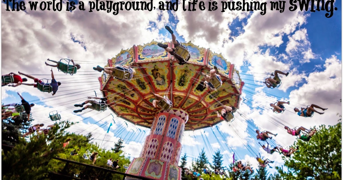 And Life Is Pushing My Swing Kennywood Totus Tuus Family & Catholic