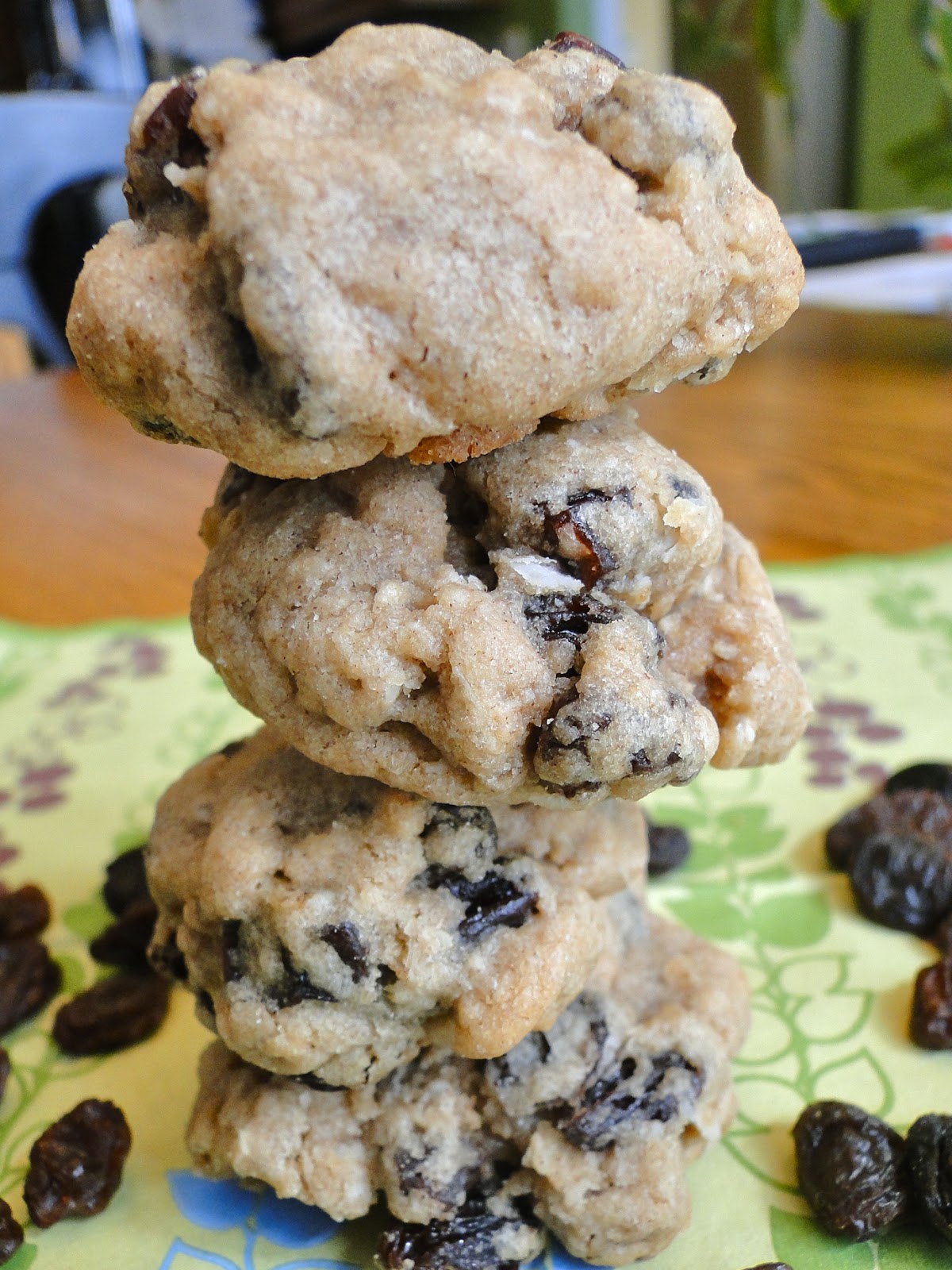 Tar Heel Taste Bud Thick Oatmeal Raisin Cookies
