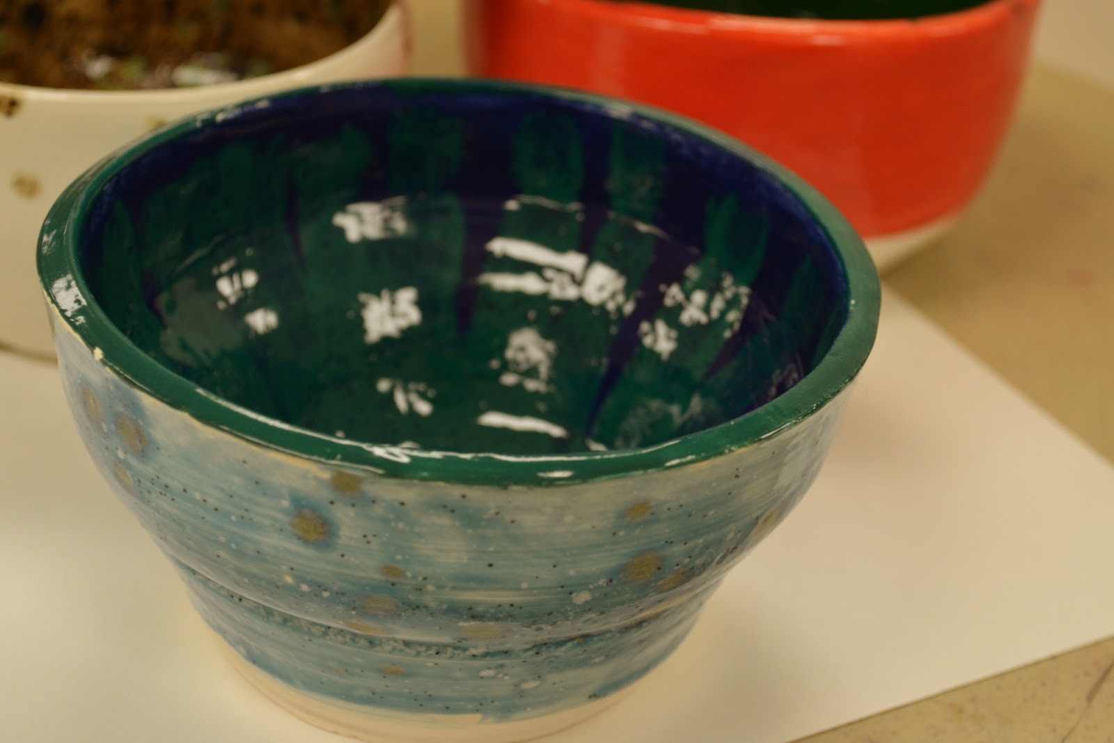 Smock Room Throwing clay around...