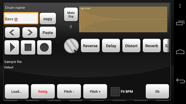 Electrum Drum Machine/Sampler app