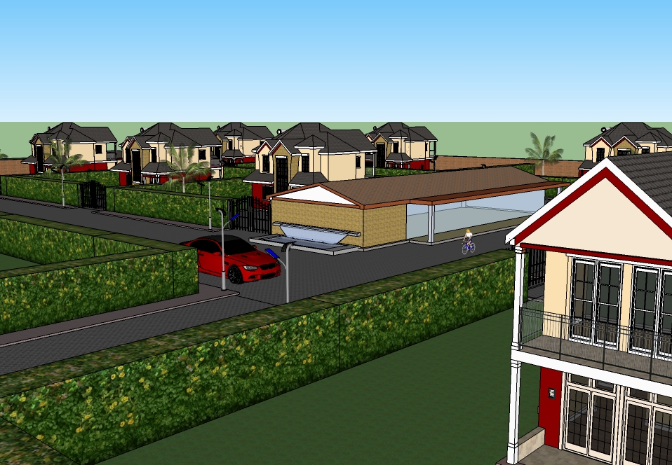 Villa Serene, Nanyuki Kenya A gated community consisting of fourteen