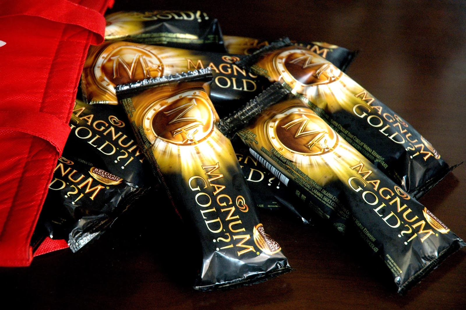 DUDE FOR FOOD Grab the Gold The New Magnum Gold