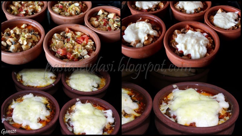 Yaşasın Yemek Yemek ^____^ Fırında Beşamel Soslu Tavuklu Mantarlı Güveç