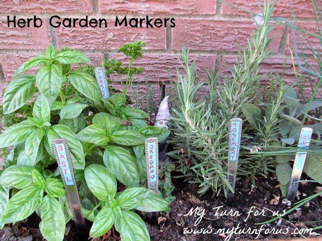 Herb Garden Markers - My Turn for Us