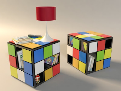 Mesa de Café en forma de Cubos de Rubik photo mesa de caf%25C3%25A9 3 Mesa de Café en forma de Cubos de Rubik