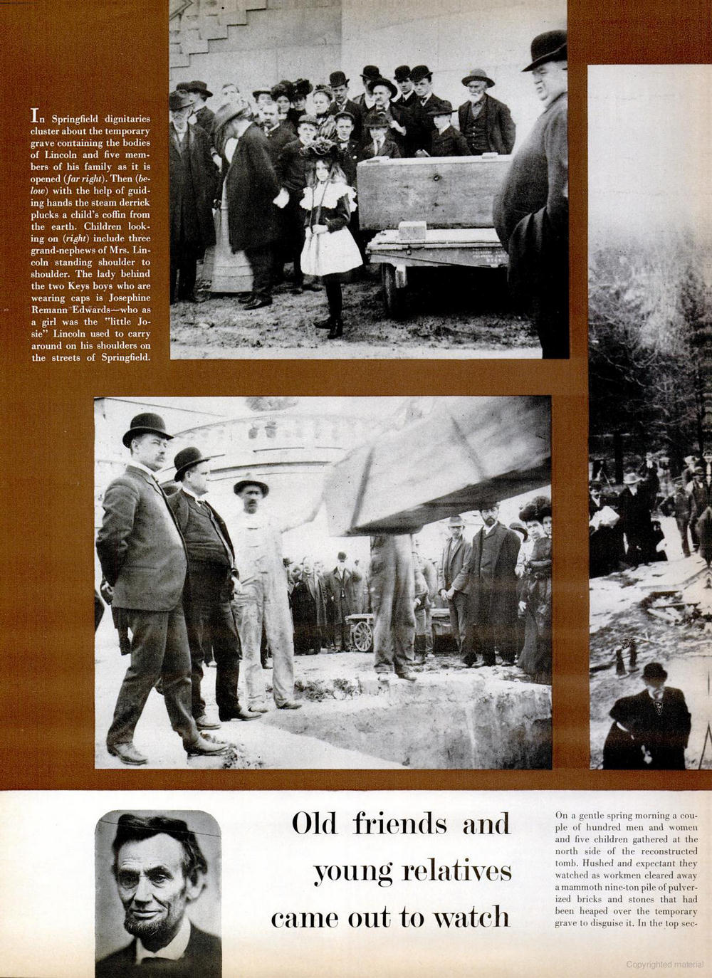 Insomnia Notebook Lincoln exhumed “...and his face was chalky white.”